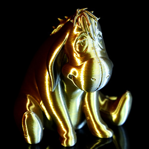 Gratkit ba màu lụa PLA Filament vàng + Đồng + bạc 1.75mm Chân không túi nhựa 1kg 3D in ấn Filament 220C vòi phun Temp - Product Image 5