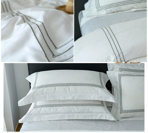 Colcha de algodón satinado para hotel, colcha de lujo, colcha de algodón, <span class=keywords><strong>2021</strong></span> - Product Image 4