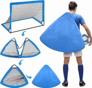 Ensemble de but de football pour enfants <span class=keywords><strong>Amazon</strong></span>-2 filets de football pour tout-petits, équipement d'entraînement, ballon de football - Product Image 3