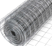Rouleau de grillage soudé à mailles carrées de 1,5'' x 1,5'' en fil de fer 12,5 GA à haute résistance, recouvert de PVC, pour pièges à homards/pièges à poissons et clôtures