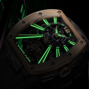 Montre homme BG9005, montre mécanique à bracelet, étanche, mouvement automatique, montres en fibre de carbone pour homme - Product Image 4