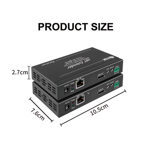 Bitvisus <span class=keywords><strong>HDBaset</strong></span> Audio/Vidéo Professionnel 70M 40M POE <span class=keywords><strong>HDMI</strong></span> Signal Extender 4K30Hz <span class=keywords><strong>HDBaseT</strong></span> Extender KVM Extender - Product Image 4