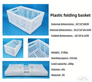 Caisses pliantes en maille plastique PE personnalisées pour le transport et le stockage du verre, du jus et du <span class=keywords><strong>vin</strong></span> - Écologiques et empilables - Product Image 2