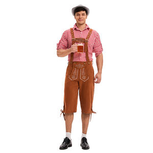 Tenue traditionnelle bavaroise en cuir pour <span class=keywords><strong>homme</strong></span>, style élégant, inspirée de la télévision, pour l'Oktoberfest - Product Image 1