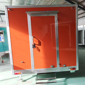 Remolque de Comida Móvil con Refrigerador, Carrito de <span class=keywords><strong>Hot</strong></span> Dogs Resistente a la Oxidación para Venta de Aperitivos al Aire Libre - Product Image 3