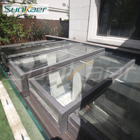 Prix avantageux, toit rétractable en polycarbonate personnalisé en aluminium de qualité supérieure, lanterneau électrique, plaque de toiture en plastique