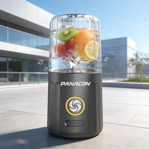 Portable 260ml USB Rechargeable 2000mAh Stainless Steel Blade Ice Crushing Turbo Blender BPA Free Leak Proof Smoothie <b>Maker</b> - Product Image 3