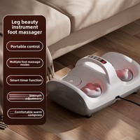 Masseur de jambes populaire du Japon et de Corée, appareil de relaxation musculaire multifonctionnel, machine de thérapie des pieds à compresse chaude, télécommande sans fil