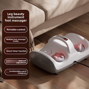 Masseur de jambes populaire du Japon et de Corée, appareil de relaxation musculaire multifonctionnel, machine de thérapie des pieds à compresse chaude, télécommande sans fil - Product Image 4