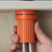 Robinet anti-desserrage POM à serrage rapide écrou de connexion robinet monotrou de taille universelle pour une utilisation dans la salle de bain