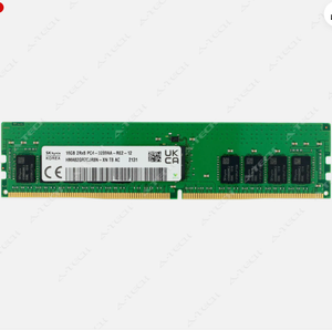 Hynix <span class=keywords><strong>16GB</strong></span> <span class=keywords><strong>DDR4</strong></span> 3200MHz PC4-25600, memori Server ECC RDIMM Model HMA82GR7CJR8N-XN - Product Image 1