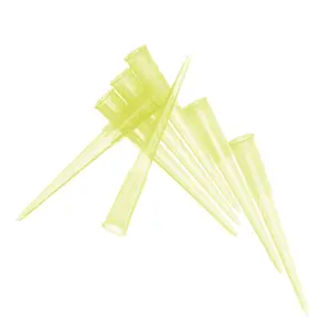 Puntas de pipeta amarillas desechables médicas Pipeta de Micropipeta de alta compatibilidad Uso de laboratorio amarillo 200ul,1000ul