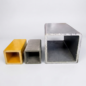 Tubo Cuadrado de Fibra de Vidrio, Sección Hueca, No Conductivo, FRP Dieléctrico para Plantas de Energía y Procesos de Moldeo de Estructuras de Servicios Públicos - Product Image 1