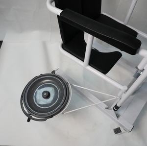 <span class=keywords><strong>Fauteuil</strong></span> <span class=keywords><strong>roulant</strong></span> en acier au carbone WCHT WCHT0122 avec frein et fonctions réglables pour personnes âgées et handicapées - Product Image 2