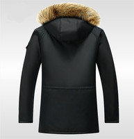 Manteaux d'hiver pour hommes Doublure matelassée intérieur en fourrure polaire Vestes pour hommes