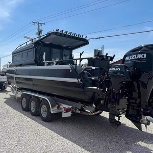 Nouveau 30ft Gospel Easy Craft Luxury Cabin Cruiser Yacht à <span class=keywords><strong>moteur</strong></span> <span class=keywords><strong>hors</strong></span>-<span class=keywords><strong>bord</strong></span> en aluminium pour bateau de pêche - Product Image 5