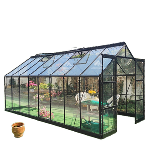 Serra da Giardino Moderna in Metallo con Vetro Temperato - Facile da Montare, Ecologica, Verniciata a Polvere - Product Image 3