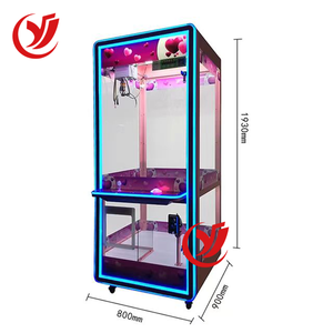Machine à pince à monnaie en métal pour jeux d'arcade, distributeur automatique de jouets, machine à pince à monnaie personnalisée en gros avec accepteur de billets pour parcs d'attractions - Product Image 3