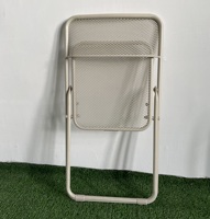 Chaises pliantes chaises pliantes à cadre en métal siège commercial empilable Portable Triple dos contreventé pour mariage à domicile bureau