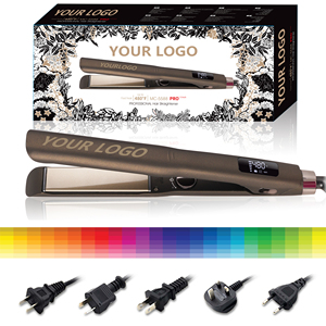 Lisseur et boucleur professionnel MAC Titanium 480F 2 en 1, double tension, écran LCD, chauffe rapide, <span class=keywords><strong>fer</strong></span> à <span class=keywords><strong>lisser</strong></span> de salon - Product Image 6