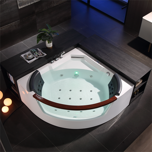 Baignoire à remous en acrylique autoportante écologique pour salle de bain intérieure et extérieure, <span class=keywords><strong>hydromassage</strong></span>, <span class=keywords><strong>jacuzzi</strong></span>, villa colorée 12 - Product Image 1