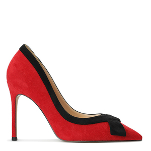 Talons de luxe pour femmes <span class=keywords><strong>en</strong></span> cuir verni pour femmes Talons hauts élégants Slim 10cm Chaussures à la mode avec nœud Design Chaussures de marque pour femmes - Product Image 2