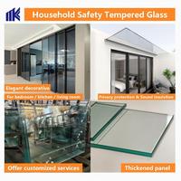Porte d'entrée commerciale ultra-minimaliste en verre trempé, porte d'entrée sécurisée en verre trempé de 10 mm pour la rénovation de bureaux, magasins et centres commerciaux