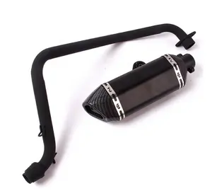 Motorcycle Exhaust Pipe Muffler for 150CC 200CC 250CC SSR Pit Bike ATV Quad Exhaust Pipe