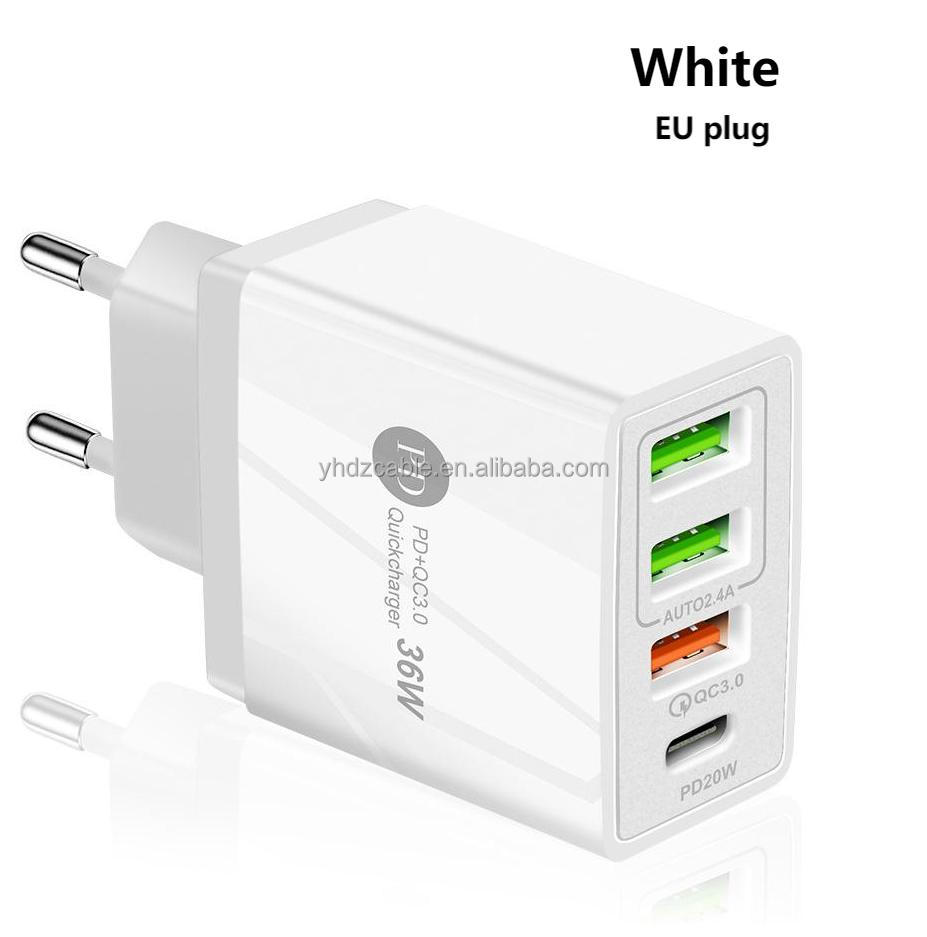EU White charger