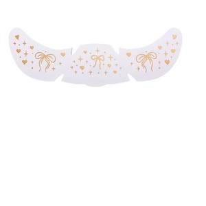Calcomanías Temporales para la Cara, Divertidas para Fiestas, Diseños en Dorado, Plateado y Rosa para Mujeres y Niñas, Juego de 10 Piezas - Product Image 5