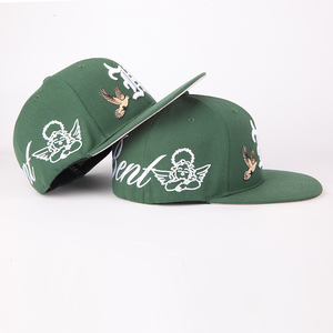 Designer <strong>Men</strong> Fitted <strong>Caps</strong> Custom logo Outdoor Fitted Snapback Hat <strong>Flat</strong> Brim Baseball <strong>Cap</strong> for <strong>Men</strong> and Women - Product Image 2