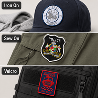 Écussons brodés personnalisés d'usine OEM avec support thermocollant ou à coudre pour chapeaux, sweats à capuche, sacs, vêtements - Fabricant en gros