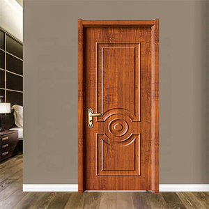<span class=keywords><strong>Porte</strong></span> en bois massif finie en MDF avec grain de chêne naturel, isolation phonique et réduction du bruit pour chambre à coucher, silencieuse - Product Image 4