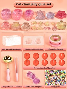 Unisex Plastic Jelly Wax Squeeze Toy Cat Paw Ice Cube DIY Kit <b>Ball</b> Rubber <b>Stress</b> Relief Artifact Hot Internet Celebrity Teens - Product Image 6