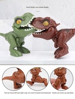 Juguete de dinosaurio articulado con movimiento rápido, simulación de huevo de dragón, modelo de dinosaurio para niños, juguete de vendedor callejero