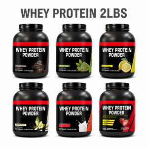 Banana Flavors Premium <span class=keywords><strong>Mass</strong></span> Gainer Poudre de protéine de lactosérum Créatine Vitamines pour la musculation rapide Gym Fitness - Product Image 1