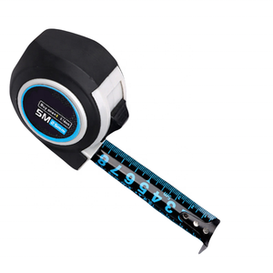 أحدث مصنع للبيع بالجملة 5 أمتار سميكة زرقاء مضيئة مع مسطرة فولاذية مطاطية مضادة للسقوط - Product Image 1