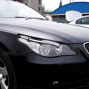 2 Piezas de Cubiertas Decorativas para Faros Delanteros de Fibra de Carbono para BMW E60 Serie 5 2004 2005 2006 2007 2008 2009 2010 - Product Image 6