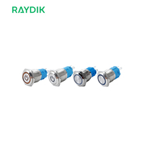 8mm 10mm 12mm 16mm 19mm 22mm 25mm 28mm 30mm interrupteur à bouton-poussoir à verrouillage momentané illuminé