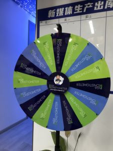 18/24 인치 삼각대 바닥 스탠드 상 휠 행운의 회전 게임 휠 프로모션 활동 무역 쇼 장비 - Product Image 5