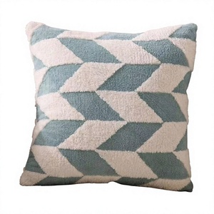 High Quality Tufted Cotton Cushion <b>Cover</b> Embroidered Woven Techniques for Home Living Room <b>Sofa</b> Bed Waist Pillow Hotels By ITHL - Product Image 1