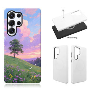 <span class=keywords><strong>Cover</strong></span> Magnetica per <span class=keywords><strong>Samsung</strong></span> Galaxy S25 Ultra, Custodia Vuota per Sublimazione 2 in 1 TPU+PC, Personalizzabile con Stampa a Caldo - Product Image 1