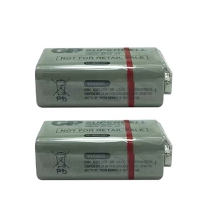 Pilas Primarias Alcalinas Secas de Carbono-Zinc <span class=keywords><strong>GP</strong></span> de <span class=keywords><strong>9V</strong></span> 6f22 1604S para Cámaras, Electrodomésticos, Electrónica de Consumo y Herramientas Eléctricas - Product Image 4