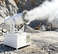 Canon à brouillard monté sur camion pour la suppression de la poussière, pulvérisateur à eau pour chantier minier