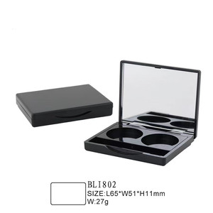 Paleta de sombras de ojos de doble compartimento con espejo, diámetro interior de 26.3 mm, para polvos compactos, envase cosmético - Product Image 5