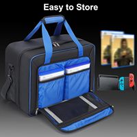 Sac de rangement pour console PS5 AA05101 en tissu Oxford avec fermeture éclair, résistant aux rayures, durable pour manette de jeu Sony PS5