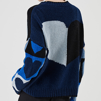 Haut de pull en laine pour femmes, respirant, décontracté, motif cœur, hiver personnalisé