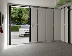 Tùy chỉnh bên cắt cửa nhà để xe thiết kế hiện đại tự động nhà ở thép cửa nhà để xe với bề mặt hoàn thiện - Product Image 3