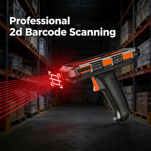 1D 2D Barcode-<span class=keywords><strong>Scanner</strong></span> Bluetooth-Handgerät Kabelloser PDA <span class=keywords><strong>QR</strong></span>-<span class=keywords><strong>Code</strong></span> NFC <span class=keywords><strong>Android</strong></span> PDA für <span class=keywords><strong>Handheld</strong></span>-Lesegerät 4G WLAN für Lager - Product Image 1