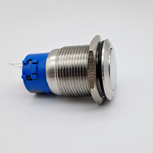 מתג לחצן M19 עם נעילה עצמית, 3 פינים, נירוסטה - Product Image 6